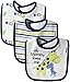 Gerber Baby Boys 3-Pack Dribbler Bib, Safari, One Size