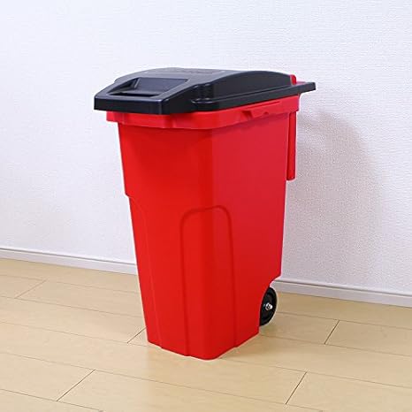 Amazon Co Jp ダストボックス ゴミ箱 ごみ箱 スリム 屋外 おしゃれ 日本製 キャスター キャスターペール 45l B655 ホーム キッチン
