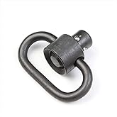 BRAVO COMPANY USA Gunfighter QD (Quick Detach) Heavy Duty Sling Swivel Flush Plunger Black
