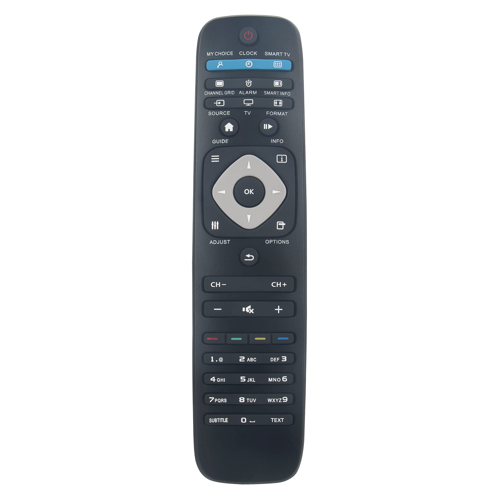 New Remote Control Replacement fit for PHILIPS TV 40HFL5010T 40HFL5010T/12 28HFL5010T 32HFL5010T 48HFL5010T 55HFL5010T Remote Controller