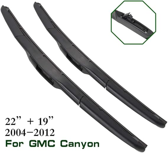 NUIOsdz Car Windshield Wiper Blades, for GMC Canyon 2004