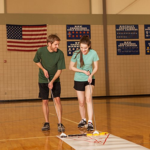 Champion Sports Economy Shuffleboard Set Indoor Outdoor Game 8 Pucks