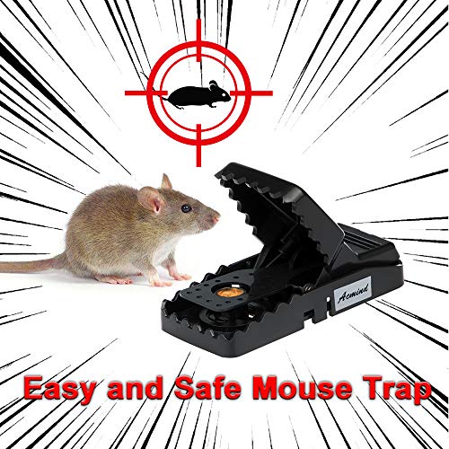 Acmind Mouse Trap, Small Mice Traps That Work, Mice Snap Trap with Detachable Bait Cup, Sanitary Saf - //medicalbooks.filipinodoctors.org