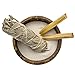 Alternative Imagination Soapstone Smudge Bowl Kit with 1 California White Sage Smudge Stick, 2 Palo Santo Smudge Sticks, and 1/2 lb of White Sand (Deluxe)