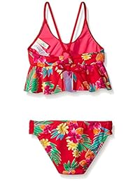 Hobie Tropical de las niñas Locales Conjuntos florales Bikini nadar Bralette y Hipster