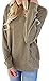 Guandiif Womens Round Neck Sweatshirt Casual Long Sleeve Loose T-Shirts Soft Lightweight Blouse Tops With Pocket