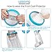 UpGoing Waterproof Leg Cast Cover for Shower Bath, Shower Cast Protector Watertight Bag Covers for Broken Surgery Leg Foot Ankle Wound and Burns - Half Leg Size (25