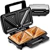 NETTA-Deep-Fill-Toastie-Maker-2-Slice-Sandwich-Toaster-Easy-to-Clean-Extra-Deep-Non-Stick-Plates-Non-Slip-Rubber-Feet-900W-Stainless-Steel-Black NETTA Deep Fill Toastie Maker - 2 Slice Sandwich Toaster - Easy to Clean - Extra Deep Non-Stick Plates - Non-Slip Rubber…