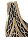 Vijiv Women's 1920s Gastby Inspired Sequined Embellished Fringed Flapper Dress