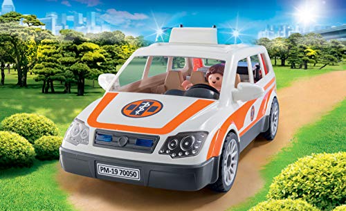PLAYMOBIL City Life 70050 Notarzt-PKW mit Licht und Sound, Ab 4 Jahren – Bild 6