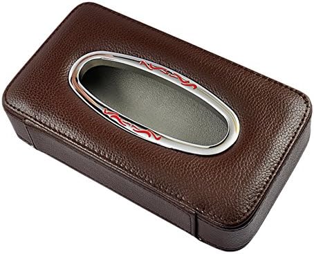 car tissue box/ leather hanging car tissue box/Sun visor car creative tissue box-B