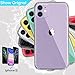 S.PRO for iPhone 11 Clear Case Ultra Thin Transparent Shockproof Protective Hard PC Shield+Soft TPU Cover for iPhone 11 6.1 Inch
