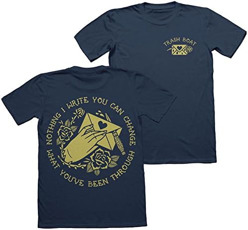Trash Boat Men's NIWY Envelope T-shirt Large Navy