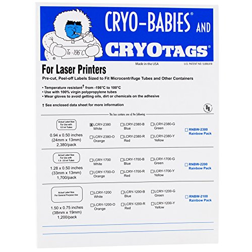 Buy CryoBabies PreCut, PeelOff Tube Labels, for 0.5ml