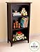 KidKraft Avalon Wooden Three-Shelf Kid's Bookcase with Curved Arch Design - Espresso, Gift for Ages 3+