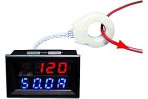 AILI Battery Voltage Tester Monitor 120V 100A Voltage Current Remaining Capacity With Current Sensor