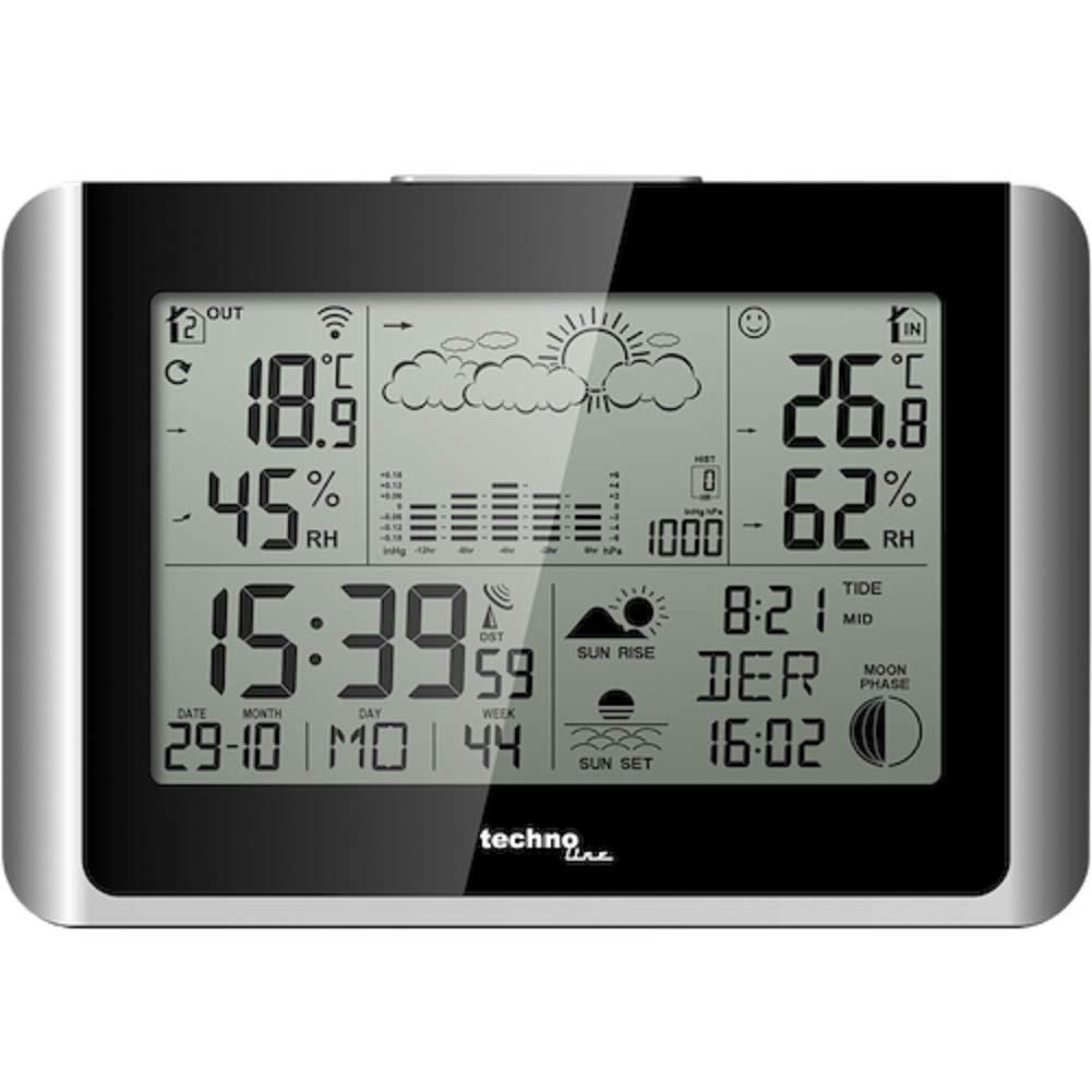 Technoline WS 6767 Wireless Weather Station with up to 3 External Transmitters