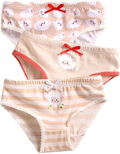 Vaenait baby 2T-7T Girls Assorted Panties Underwear Set (Pack Of 3)