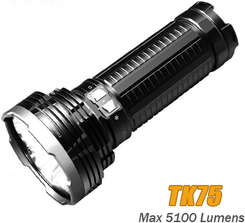 TK75 5100 Lumen 929 Yards Beam CREE LED USB Rechargeable Flashlight + 4 X ARB-L18-2600 Battery,Charger