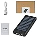 Solar charger 24000mah HuaF Portable Battery Pack Phone Charger 3 USB Ports(1A+2A+2A) Backup Battery For iPhone iPad Samsung HTC Cellphones Tablet And More