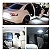 578 LED Bulbs, LEDKINGDOMUS 4Pcs Festoon Led Bulb 41mm 42mm 12SMD 560 211 212-2 Car Map Door Dome Interior Light (White)