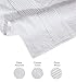 Luxury Extra Large Oversized Bath Towels | Hotel Quality Towels | 650 GSM | Soft Combed Cotton Towels for Bathroom | Thick & Fluffy Bath Sheets | White - 4 Pack