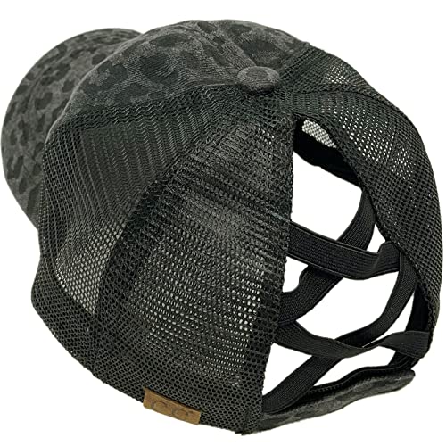 C.C Ponytail Criss Cross Messy Buns Ponycaps
