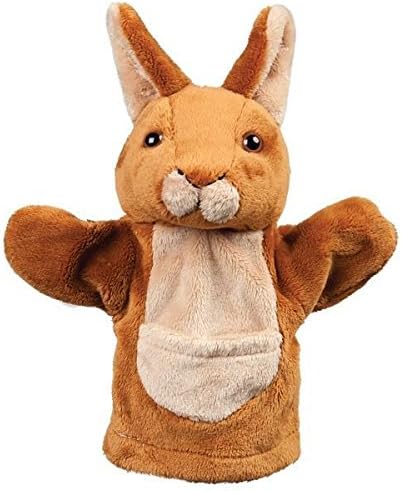 Minkplush Australian Kangaroo Plush Hand Puppet 'Raylene'