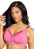 Comfort Choice Women's Plus Size Front-Hook Wireless Posture Bra