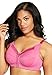 Comfort Choice Women's Plus Size Front-Hook Wireless Posture Bra