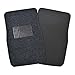 BDK Classic Carpet Floor Mats for Car & Auto - Universal Fit -Front & Rear with Heelpad (Dark Gray)