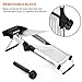 Sterline Adjustable Stainless Steel Mandoline Slicer with Hand Guard Food Holder, Vegetable Slicer, French Fry Cutter, Julienne Blade, BPA Free, Dishwasher Safe