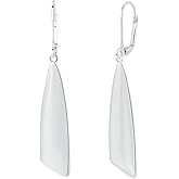 Long Dangle Earrings for Women Hypoallergenic Drop Leverback Earrings Trendy Silver Long Teardrop Lightweight Dangle Earings for Jewelry Gifts