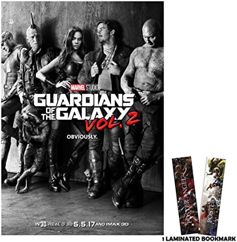 Guardian of the Galaxy 2 (Vol. 2) (2017) - Cover - 13 in x 19 in Movie Poster Flyer BORDERLESS + Free Bookmark