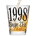 Shot Glass - Happy 21st Birthday Gift - Celebrate Turning Twenty One 21 (1998)