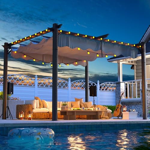Betisef 10x12 Outdoor Pergola with Retractable Canopy Review: Adjustable Shade for Any Patio image 19