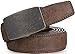 Marino Men’s Genuine Leather Ratchet Dress Belt with Automatic Buckle, Enclosed in an Elegant Gift Box - Walnut - Style 159 - Custom: Up to 44