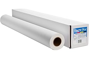 FastPlot Self Adhesive Polypropylene Banner 8 mil WP - 42inch x 100ft Roll - 2inch core