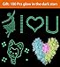 Mikulala Party Favors For Kids LED Jelly Light Up Rings Toys Bulk Glow In The Dark Party Supplies with 100 Glow Stars & 36 Bumpy Rings (9 Color 9 Shape)
