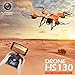 Holy Stone HS130 Wifi FPV Drone with Adjustable HD Video Camera RC Quadcopter with Altitude Hold, App Control,3D VR Headset Compatible, RTF and Easy to Fly for Beginner and Expert, Color Orange