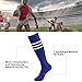 diwollsam Unisex Tube Socks, Knee High Striped Sport Long Uniform Socceer Football Cheerleading Team Socks 2 Pairs