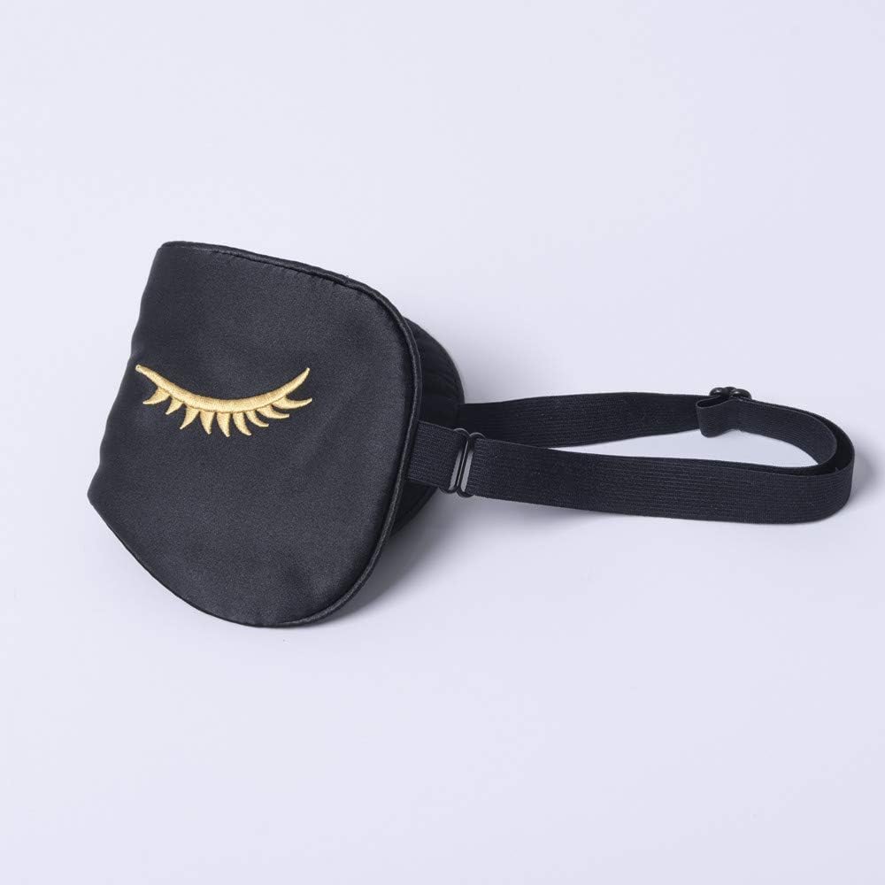 Tim&Tina Silk Sleep Mask Comfortable Blindfold Eye mask Adjustable (Golden Stars): Home & Kitchen