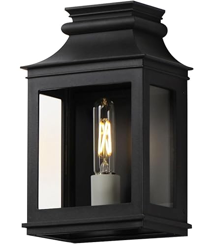 Maxim Savannah Vx 1 Light Outdoor Wall Lantern with Black Oxide