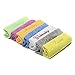 BONDRE DEARTOWN Microfiber Face Towels Washcloths (7-Pack 12x12) - Soft, Fast Drying Cleaning Cloth,Dish Cloth,Fit for Multi-Purpose Exfoliating (Colorful, 12x12 Inches)