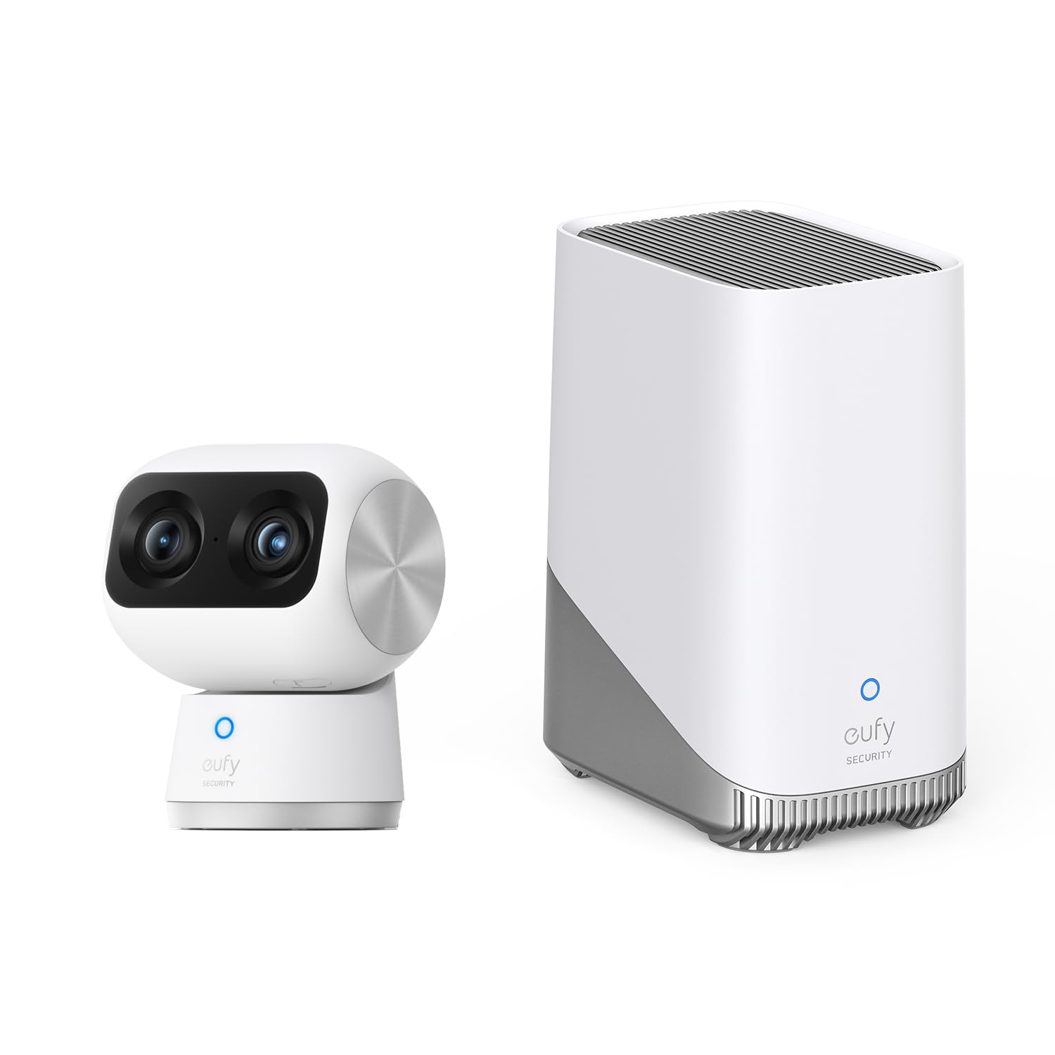 eufy Security Indoor Cam S350 with HomeBase 3, Dual Cameras, 4K UHD Resolution Security Camera with 8× Zoom and 360° PTZ, Human/Pet AI, Dual-Band Wi-Fi 6