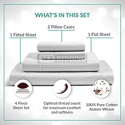 SGI bedding 600 Thread Count 4 Piece 100% Egyptian
