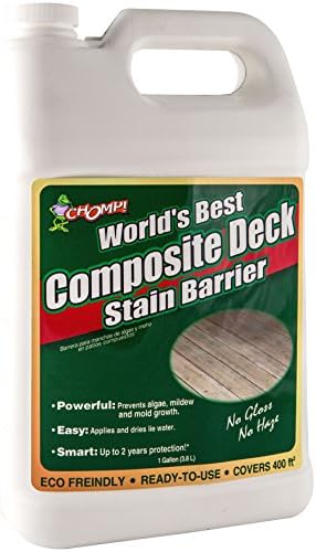 Chomp Composite Deck Algae and Mildew Barrier, 1 gallon