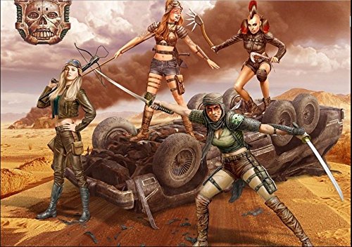 FIGURES DESERT BATTLE SERIES , SKULL CLAN - DEATH ANGELS 1/35 MASTER BOX 35122