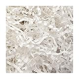 PACKHOME 1 LB Crinkle Cut Paper Shred Filler, White