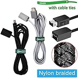 2Pcs - 3M(10ft) DIKOO SNES Mini NES Mini Extension Nylon Braided Cable Extender Cord for Nintendo Super NES SNES Classic Mini Edition 2017